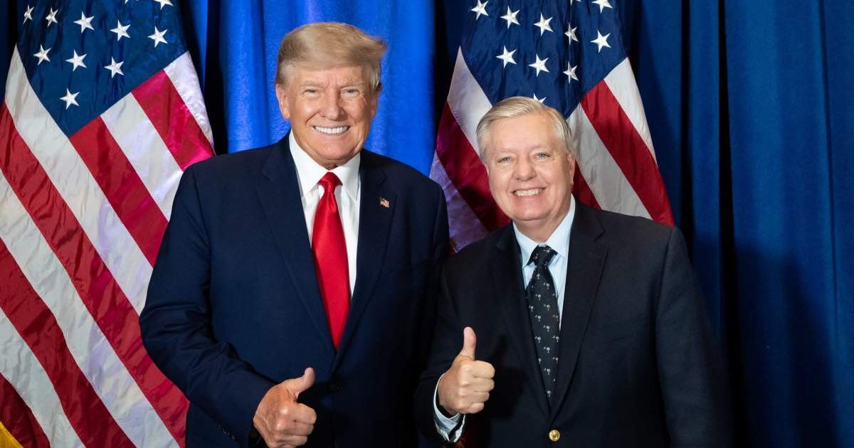 President Donald Trump said he has recommended that South Carolina Gov Henry McMaster appoint Sen Lindsey Graham's sister, Darline Graham Nordone, as the state's interim US senator. (LindseyGrahamSC/X)