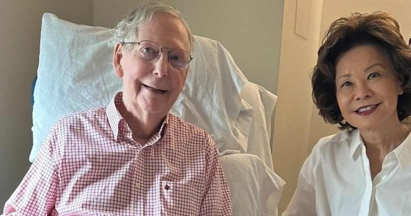 Fact Check: Did Mitch McConnell suffer cardiac arrest and end up on life support?