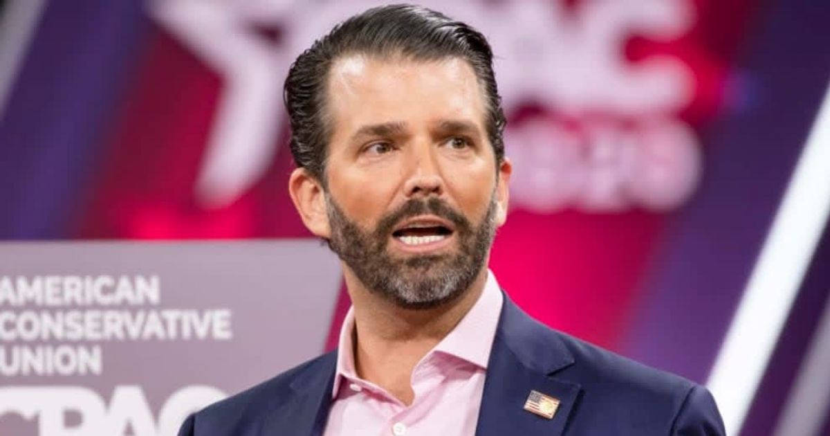 Prosecutors alleged that on June 18, multiple threatening messages were posted in the live chat of Donald Trump Jr’s podcast, 'Triggered with Donald Trump Jr' (Getty Images)