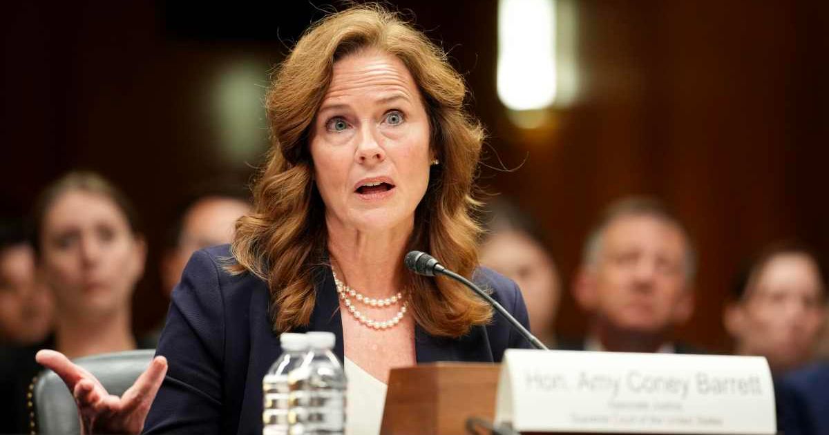 Supreme Court Justice Amy Coney Barrett told the House Appropriations Committee that escalating threats against federal judges have taken a personal toll on her family, forcing her children to confront fears they should never have to face (Getty Images)
