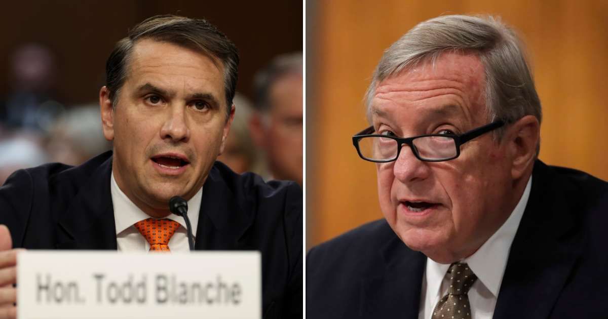 Sen Dick Durbin argued the country deserved an attorney general who enforced the law rather than protected the president (Getty Images)