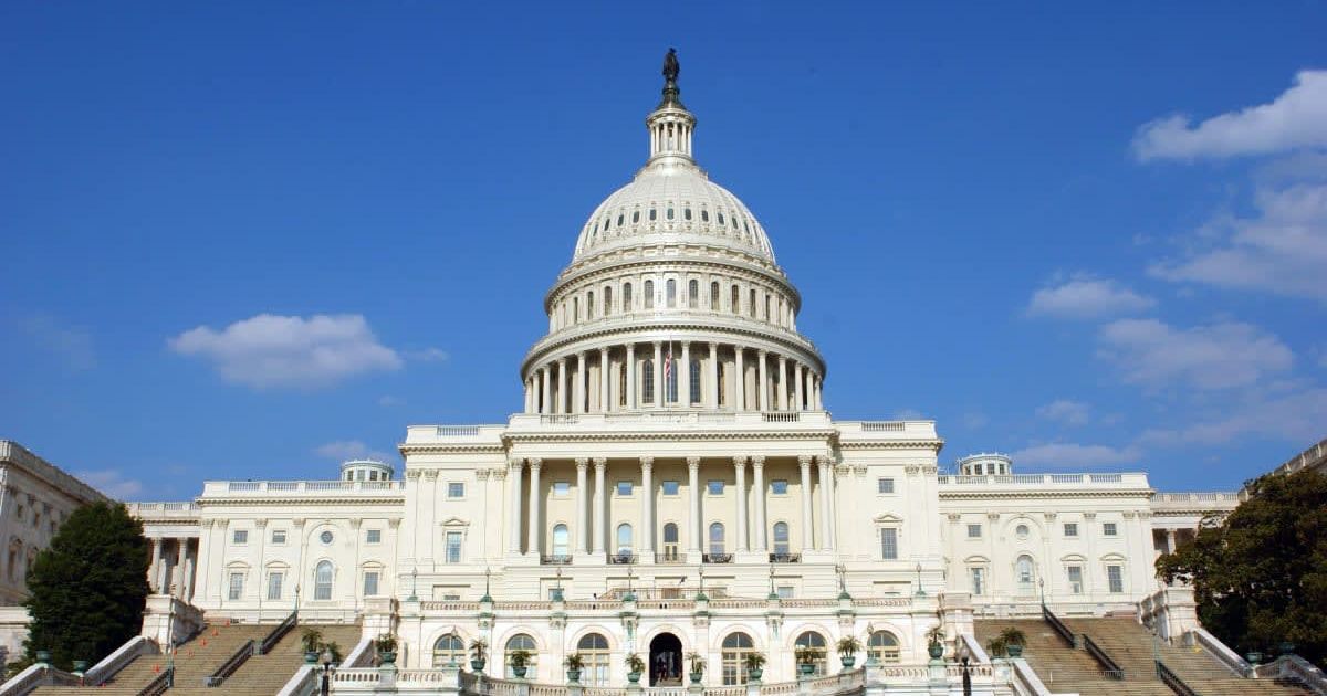 US Capitol is shown June 5, 2003, in Washington, DC. Both houses of the Congress, the Senate and the House of Representatives meet in the Capitol (Stefan Zaklin/Getty Images)