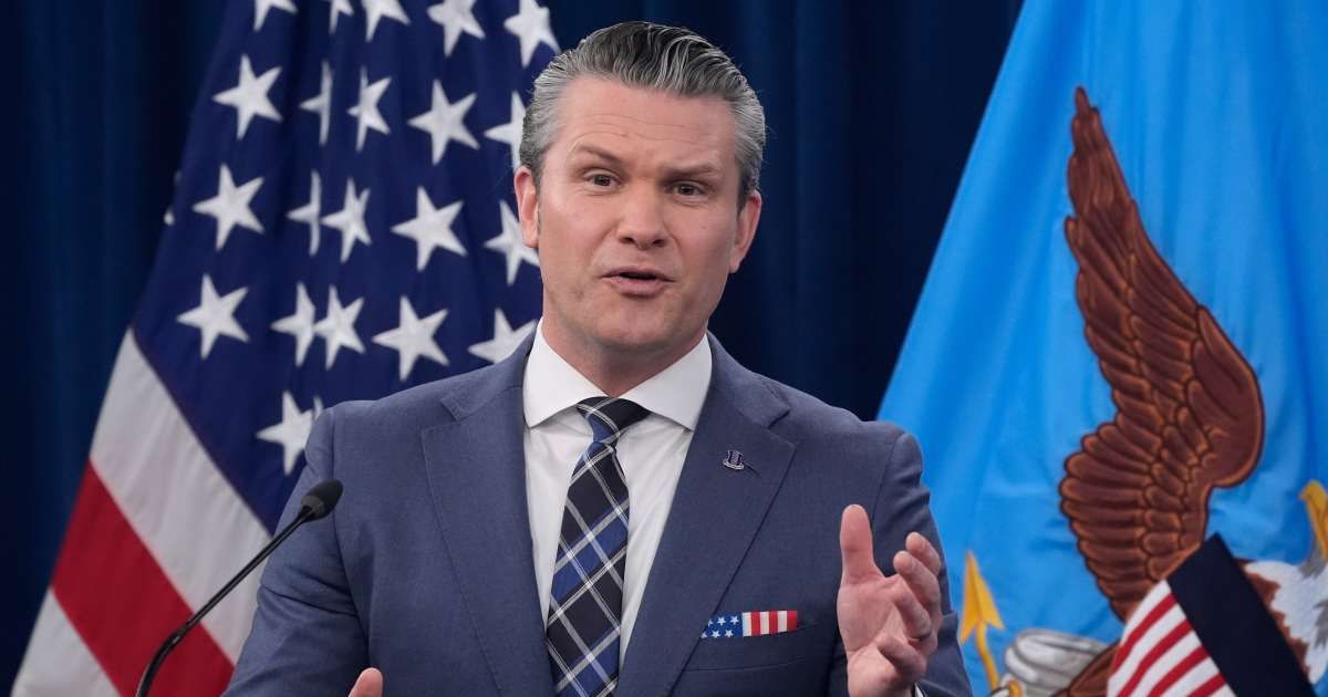 Pete Hegseth announced annual testosterone screenings for troops over 30, saying the program would improve readiness and support long-term health (AP Photo/Manuel Balce Ceneta)
