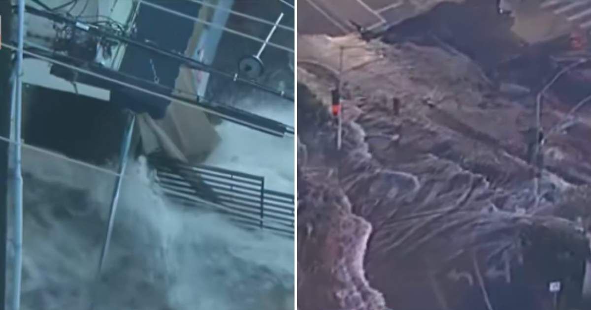 West Hollywood floods in minutes as water surges through streets, viral videos capture chaos (Fox News, ABC7 Eyewitness News/ X)