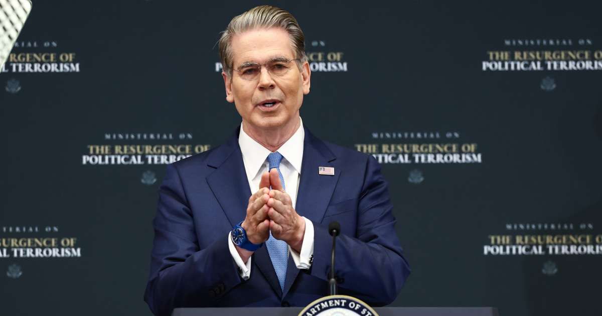Secretary of the Treasury Scott Bessent addresses the audience during opening remarks at the Ministerial on the Resurgence summit on July 16, 2026 in Washington, DC (Getty Images)