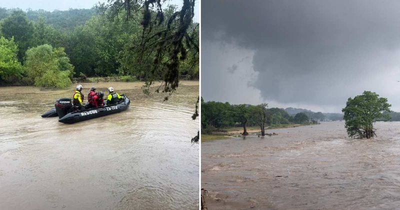 1 dead in Texas floods as rising waters force rescues and leave communities cut off