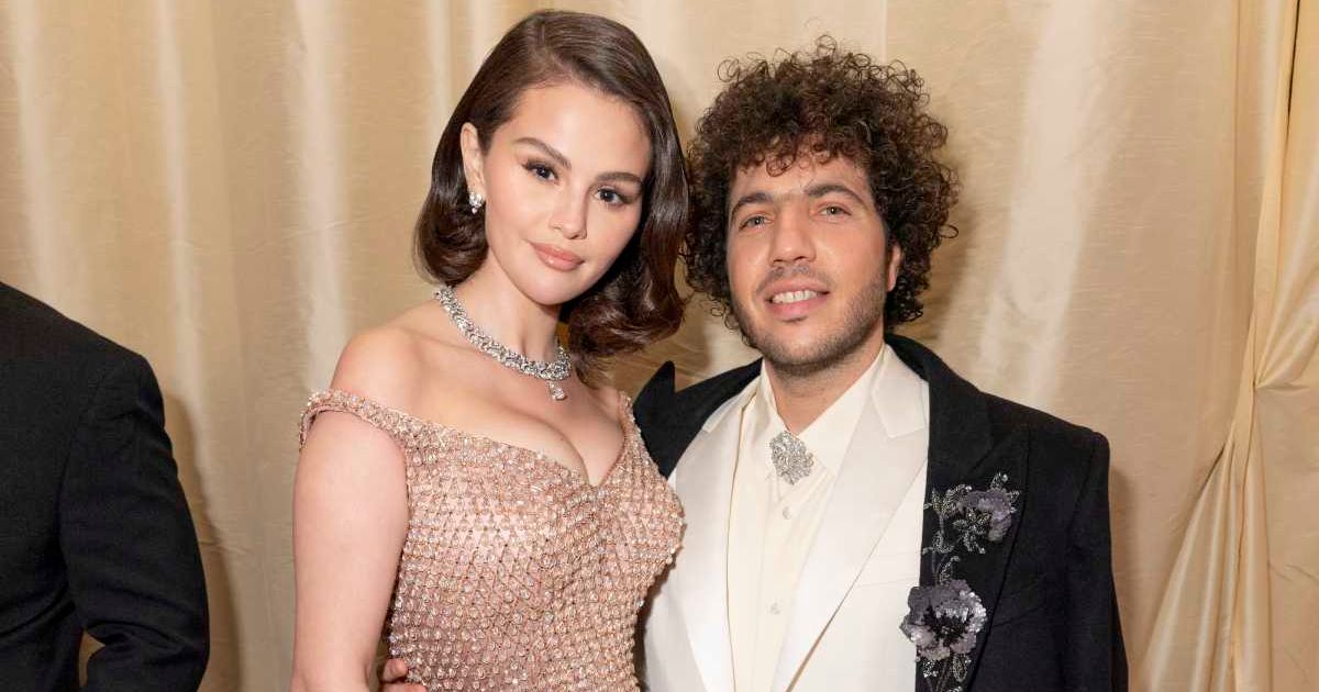 Benny Blanco, who has a well-known fear of flying, recently revealed that he is traveling across the Atlantic by ship to reunite with Selena Gomez in London ahead of her birthday on July 22 (Emma McIntyre/Getty Images)