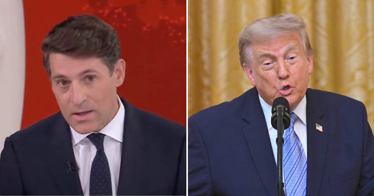 Tony Dokoupil addressed viewers directly before CBS News began its coverage of President Donald Trump's primetime address on July 16 (CBS, AP Photo)