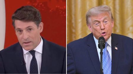 Tony Dokoupil gave CBS viewers rare on-air warning before covering Trump's election security speech