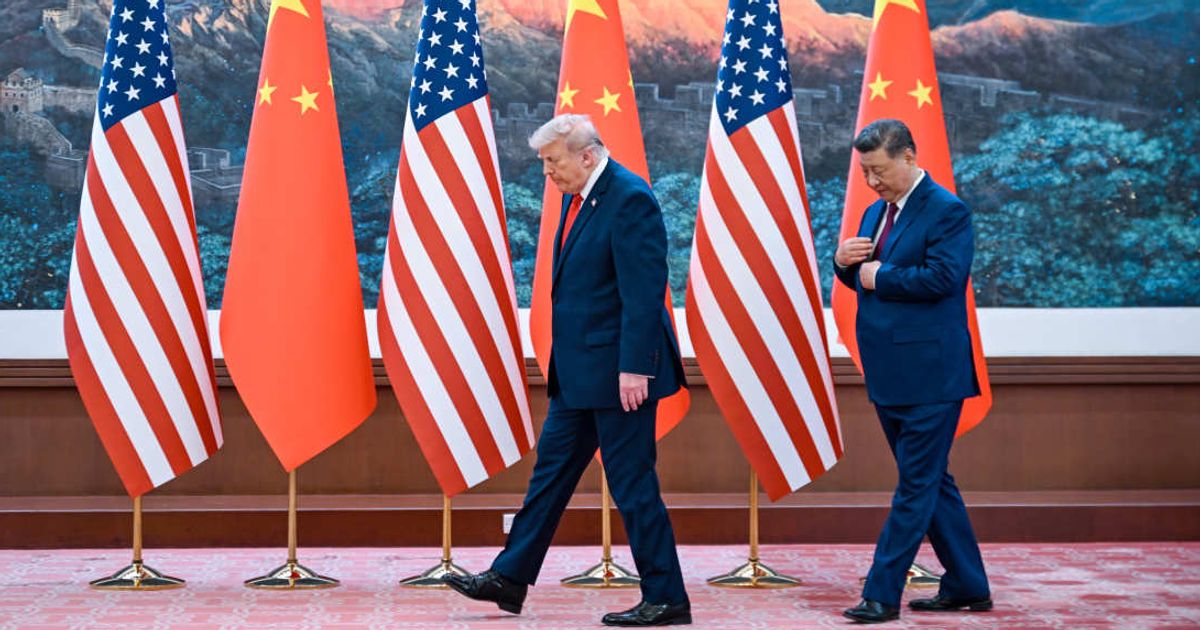 The White House has released a declassified Presidential Daily Brief from June 2020 that alleges Chinese officials attempted to blackmail a US administration official in an effort to influence Washington’s policies toward Beijing (Kenny Holston/Pool Photo