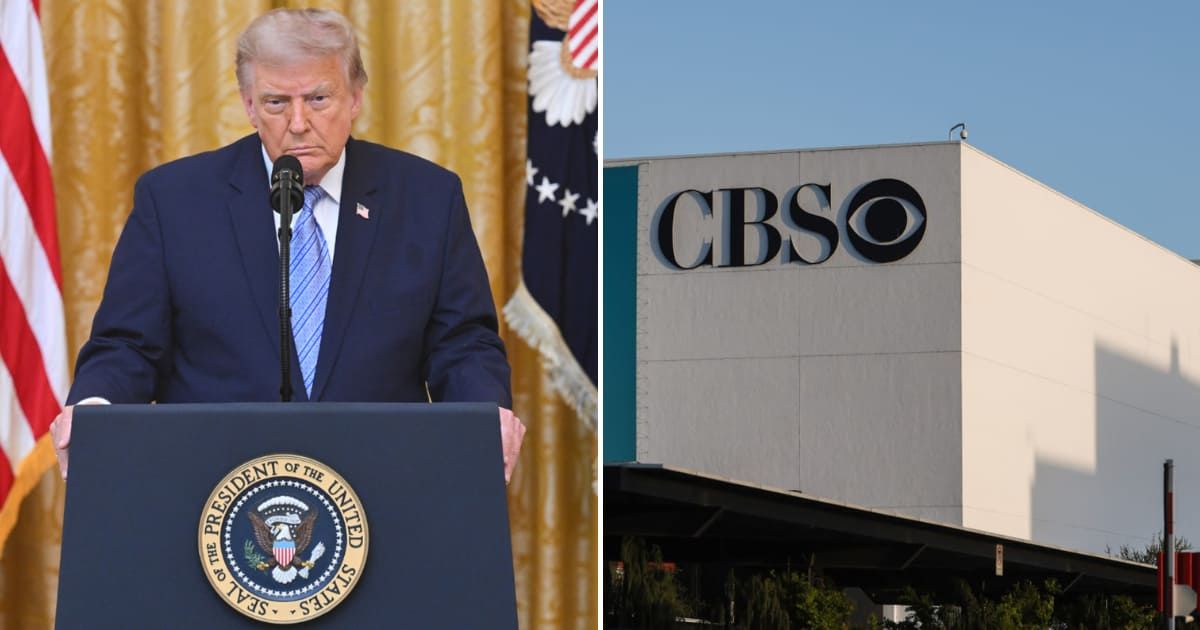 Hours after President Donald Trump's election speech reignited voting security debate, CBS News cited Brookings research showing no widespread mail-in ballot fraud (Saul Loeb/Pool via AP, Jeremy Moeller/Getty Images)