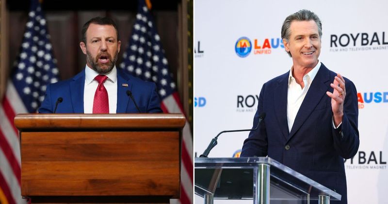 'Try us': Newsom challenges Mullin's threat to jail state election officials