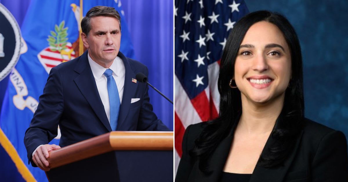 Representative Yassamin Ansari accused Attorney General nominee Todd Blanche of staying loyal to President Donald Trump, saying he could not be trusted to lead the Justice Department (Anna Moneymaker/Getty Images, @RepYassAnsari/X)