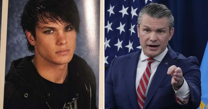 Fact Check: Did Pete Hegseth appear in an 'emo' look in his high school yearbook?