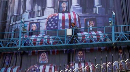Trump and family depicted in coffins on Iran billboard