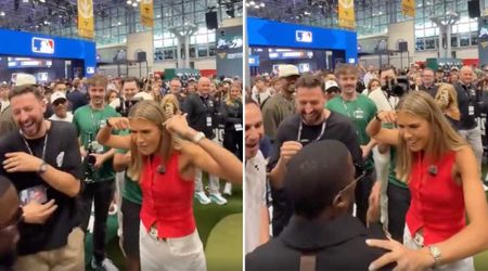Viral video shows Kai Trump taunting Kevin Hart over his height after acing putt at Fanatics Fest
