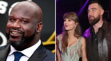 Shaquille O'Neal sarcastically 'thanks' Taylor Swift and Travis Kelce for leaving him off guest list