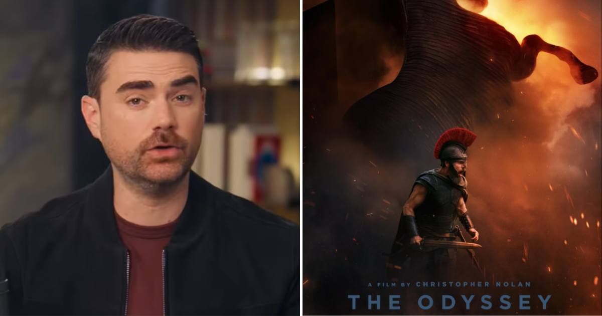 Political commentator Ben Shapiro had praised Christopher Nolan's 'The Odyssey' (YouTube/ Ben Shapiro and IMDb)