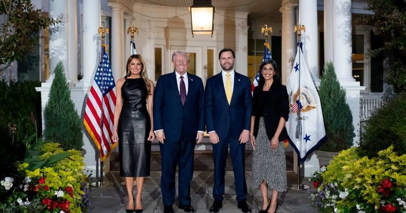 Trump shares first photo of Vance's newborn son Alec Neel, congratulates family