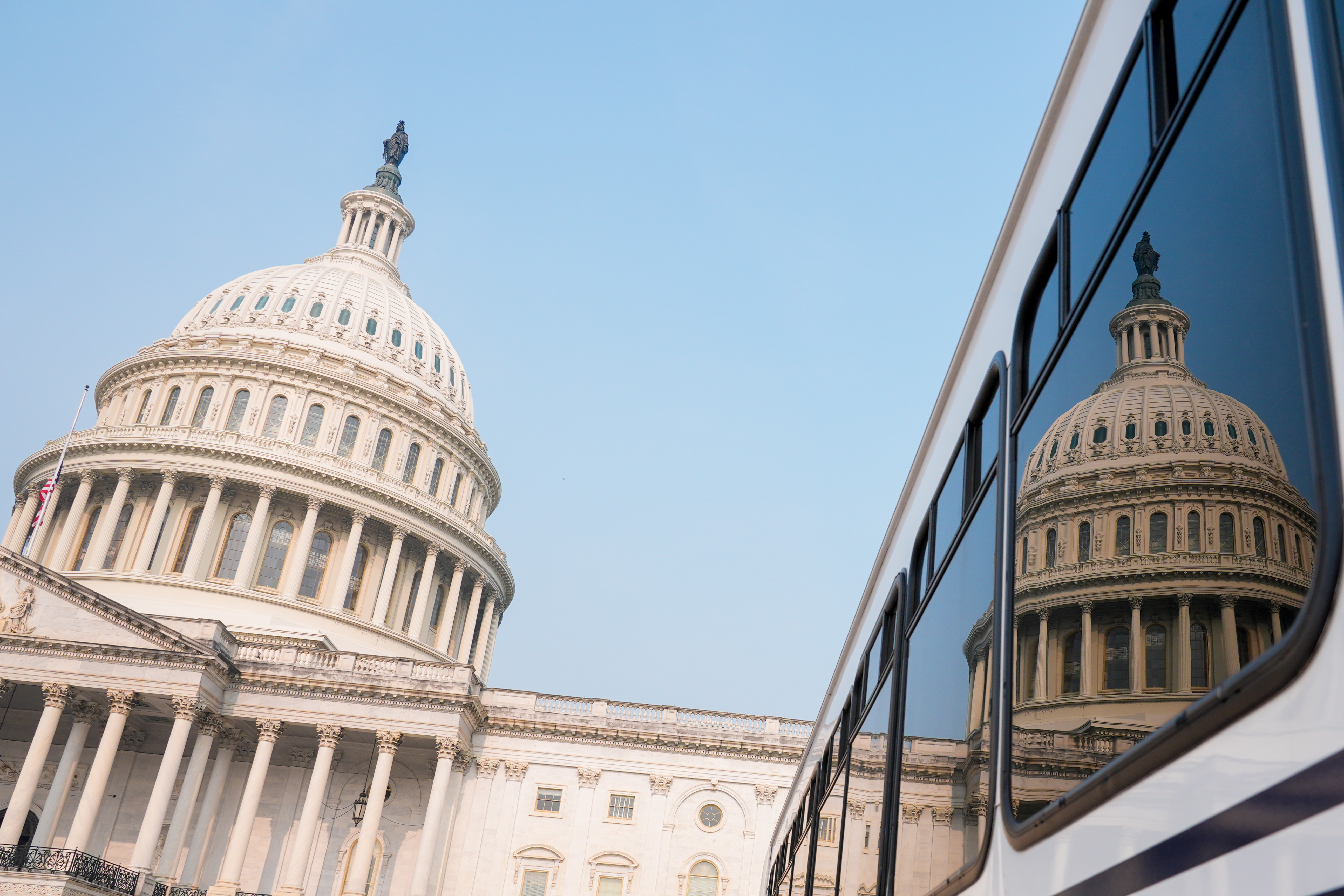 The U.S Capitol is seen Friday, July 17, 2026, in Washington. (AP Photo/Mariam Zuhaib)