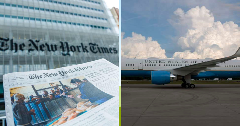 DOJ sought phone records of NYT reporters' spouses and a parent in Air Force One leak probe