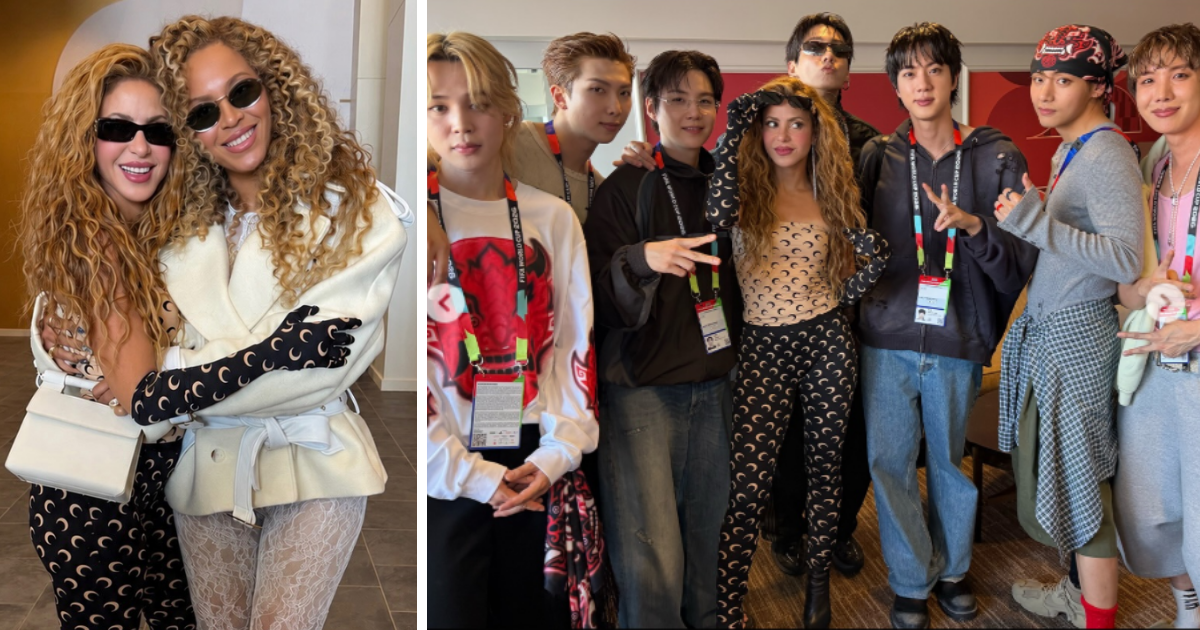 Shakira shares behind-the-scenes look at FIFA World Cup final with Beyonce, BTS and more stars