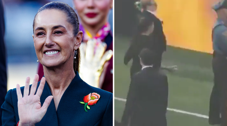 Video shows alleged tense exchange between Mexican president and US security at FIFA final