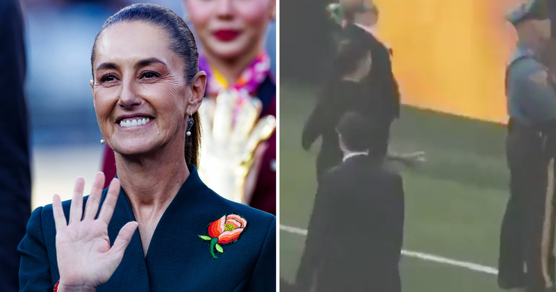 Video shows alleged tense exchange between Mexican president and US security at FIFA final