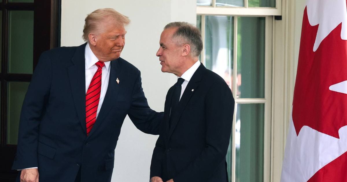 The White House announced the tariffs just one day after President Donald Trump and Canadian Prime Minister Mark Carney attended the FIFA World Cup final at MetLife Stadium on Sunday, July 19 (Alex Wong/Getty Images)