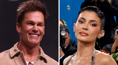 Kylie Jenner's daughter Stormi hilariously photobombs Tom Brady's family photo at FIFA World Cup final