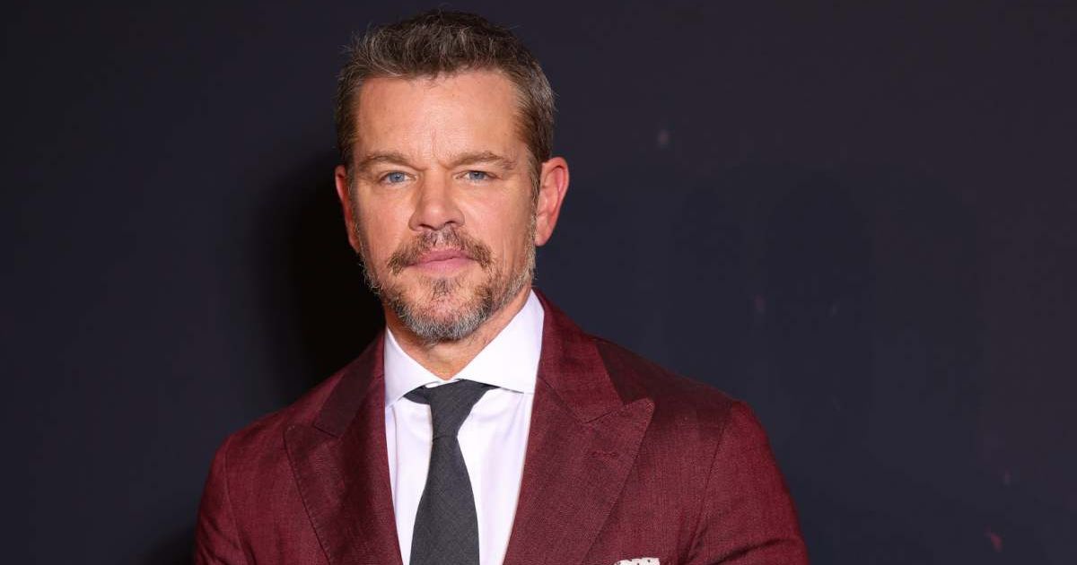 Matt Damon said he was curious about Devyn Dalton's extraordinary muscles until he learned about her athletic background and recalled warmly greeting her with a hug (Marc Piasecki/WireImage)
