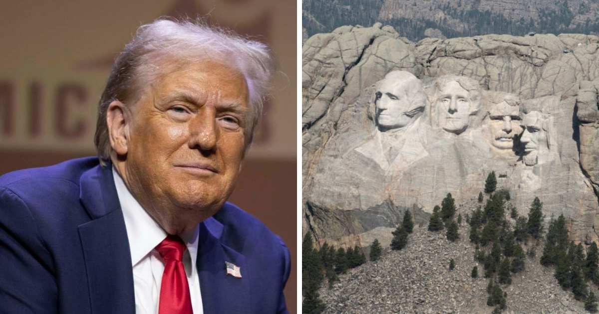 President Donald Trump repeated his Mount Rushmore warning, saying communism threatens America and cannot coexist with patriotism (Getty Images)