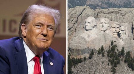 Trump claims 'communist left' wants to 'blow up' Mount Rushmore at Georgia rally