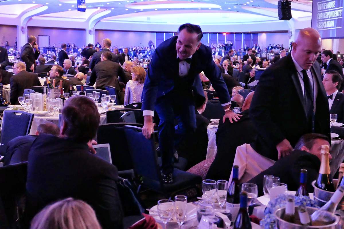 Curran defended the security setup used at the Washington Hilton during the dinner's original date (Getty Images)