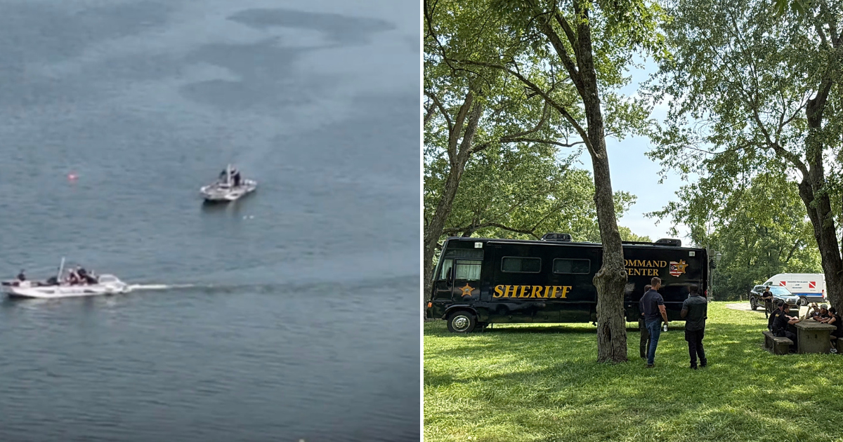 Authorities said one swimmer got into trouble, prompting four others to enter the river in separate rescue attempts before all five drowned (@abc7newsbayarea/X, AP Photo/Patrick Aftoora-Orsagos)