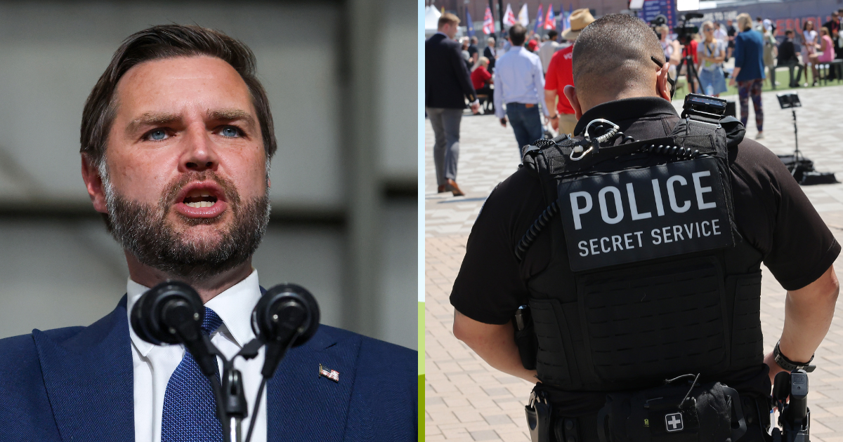 Secret Service placed an agent on administrative leave while investigating allegations of leaking sensitive details about Vice President JD Vance's travel (Getty Images)