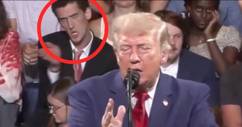 Fact Check: Did Trump say the man mocking him at his Georgia rally was 'most likely Antifa'?