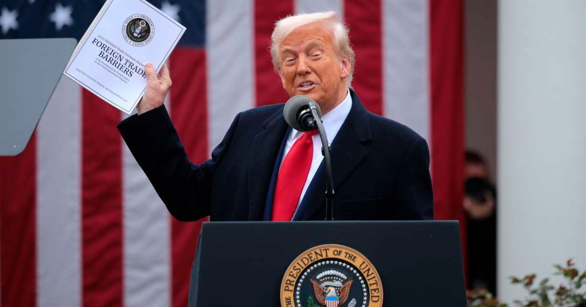 The Trump administration announced tariffs of 10% to 12.5% on 60 trading partners just before temporary global duties imposed earlier this year were set to expire (Getty Images)
