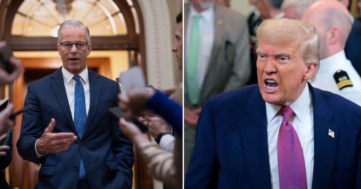 President Donald Trump urged Senate Majority Leader John Thune to swiftly advance the House budget after Thune said he lacked 50 votes to pass it (AP, Getty Images)