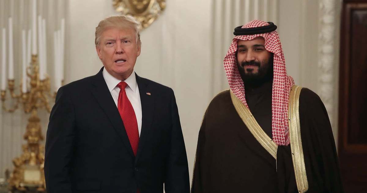 President Donald Trump said Saudi Arabia must normalize ties with Israel and forgo uranium enrichment before any US nuclear deal (Getty Images)