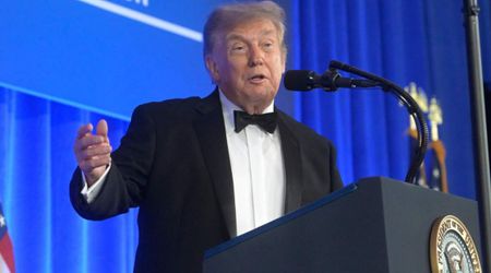 'Do I have a say?': Trump leaves crowd laughing after WSJ reporters are honored for Epstein coverage