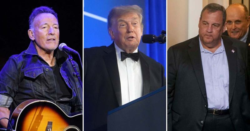 Trump mocks Bruce Springsteen and Chris Christie during White House Correspondents' Dinner speech