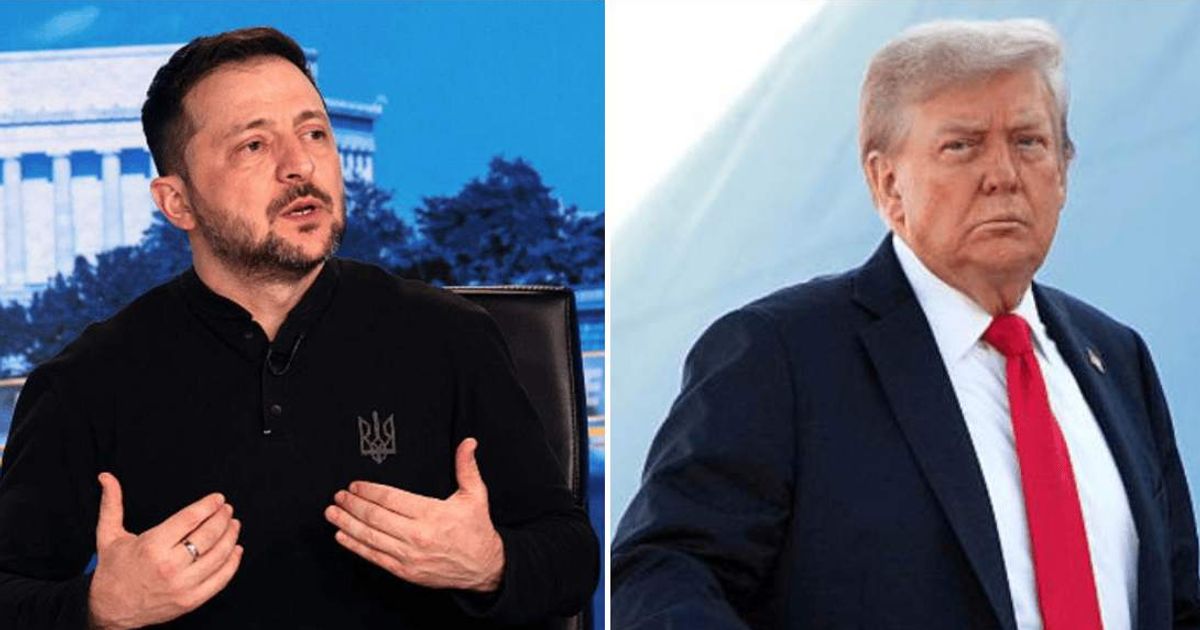 Volodymyr Zelenskyy challenged Donald Trump's stance by claiming Ukraine has evidence that Russia helped Iran target US military bases (Getty Images)