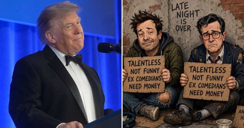 Trump shares AI-generated posts mocking Fallon, Colbert and many more in social media spree