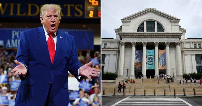 Fact Check: Did Trump threaten to put giant traps all over Smithsonian museum?