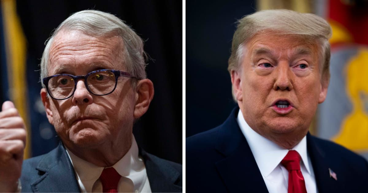 Gov Mike DeWine has long defended Haitian migrants, saying they contribute to his state’s economy. (Getty Images)