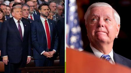 Trump recalls Lindsey Graham's joke at farewell: 'If Jesus comes back before 10 am, I ain't going'