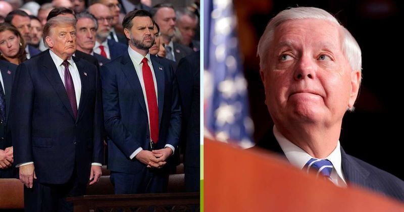 Trump recalls Lindsey Graham's joke at farewell: 'If Jesus comes back before 10 am, I ain't going'