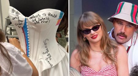 Young hospital patients honor Taylor Swift and Travis Kelce with one-of-a-kind wedding gown