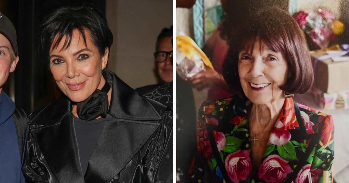 Kris Jenner's mother, Mary Jo 'MJ' Campbell, died at 91 from cardiopulmonary arrest, with her death certificate revealing new details about her passing (Screengrab/@krisjenner/Instagram, Getty Images)